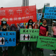 Aunt Moon (second from the right) and other marchers at Hong Kong’s gay pride parade in November 2014.